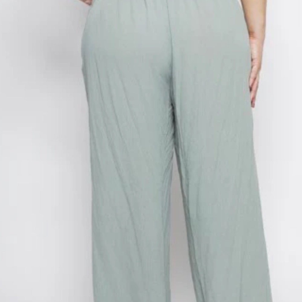 Elegant Sage Green Jumpsuit - Picture 4 of 4